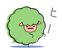 Sheep of 5 colors sticker #2025759