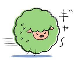 Sheep of 5 colors sticker #2025762