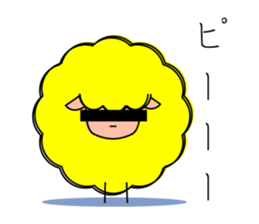 Sheep of 5 colors sticker #2025764