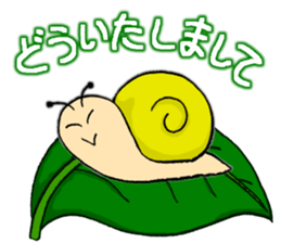 Snail's happy sticker2 sticker #2026015