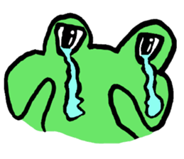 Frog back sticker #2026049