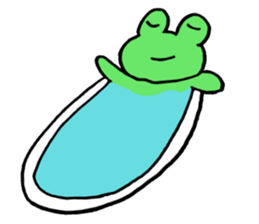 Frog back sticker #2026076