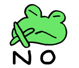 Frog back sticker #2026082