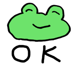 Frog back sticker #2026083