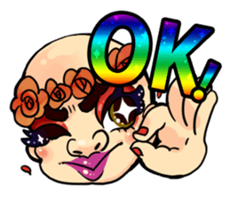 Three-person daughter sticker #2026091