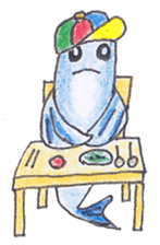 Flying fish sticker #2026489