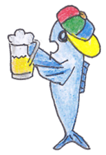 Flying fish sticker #2026491