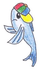 Flying fish sticker #2026496