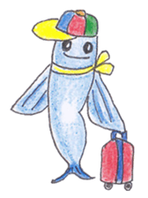 Flying fish sticker #2026511