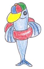 Flying fish sticker #2026516