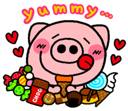 pig heart 3(English) sticker #2027003