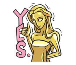 AsB - KinChan (The Golden Girl) sticker #2027085