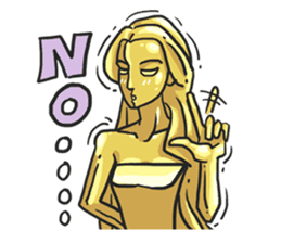 AsB - KinChan (The Golden Girl) sticker #2027086