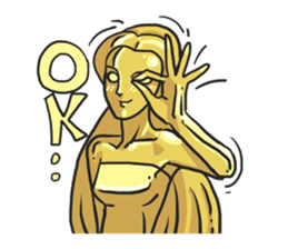 AsB - KinChan (The Golden Girl) sticker #2027087