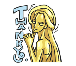 AsB - KinChan (The Golden Girl) sticker #2027088