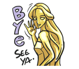 AsB - KinChan (The Golden Girl) sticker #2027090