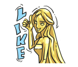 AsB - KinChan (The Golden Girl) sticker #2027091