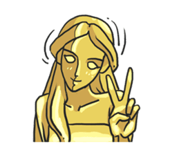 AsB - KinChan (The Golden Girl) sticker #2027095