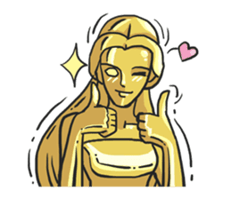 AsB - KinChan (The Golden Girl) sticker #2027096
