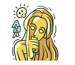 AsB - KinChan (The Golden Girl) sticker #2027098