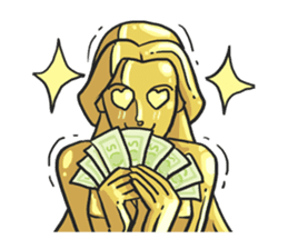 AsB - KinChan (The Golden Girl) sticker #2027099
