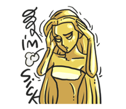 AsB - KinChan (The Golden Girl) sticker #2027101