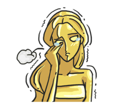 AsB - KinChan (The Golden Girl) sticker #2027102