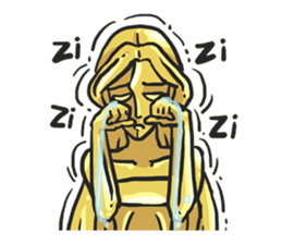 AsB - KinChan (The Golden Girl) sticker #2027103