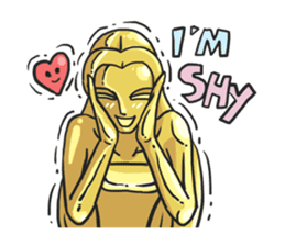 AsB - KinChan (The Golden Girl) sticker #2027106