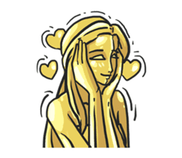 AsB - KinChan (The Golden Girl) sticker #2027107