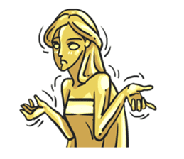 AsB - KinChan (The Golden Girl) sticker #2027114