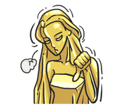 AsB - KinChan (The Golden Girl) sticker #2027115