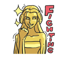 AsB - KinChan (The Golden Girl) sticker #2027117