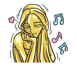 AsB - KinChan (The Golden Girl) sticker #2027120