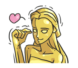 AsB - KinChan (The Golden Girl) sticker #2027123