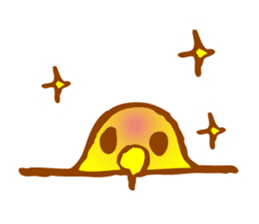 "PEACH", Peach-faced Lovebird sticker #2027496