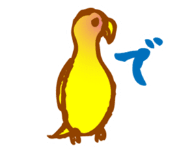 "PEACH", Peach-faced Lovebird sticker #2027497