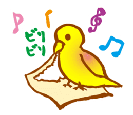 "PEACH", Peach-faced Lovebird sticker #2027508