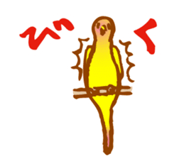 "PEACH", Peach-faced Lovebird sticker #2027514