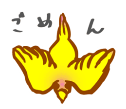"PEACH", Peach-faced Lovebird sticker #2027516