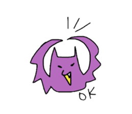 The life of flying bats and bees sticker #2027605