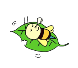 The life of flying bats and bees sticker #2027610