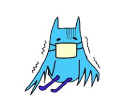The life of flying bats and bees sticker #2027618