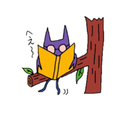 The life of flying bats and bees sticker #2027625