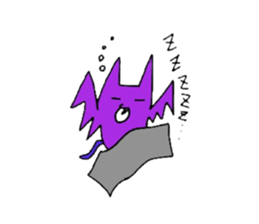 The life of flying bats and bees sticker #2027630