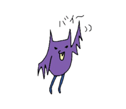 The life of flying bats and bees sticker #2027640