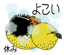 Et & Earl in Oita sticker #2027899