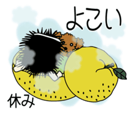 Et & Earl in Oita sticker #2027899