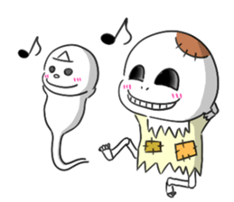 Ghost,Zombie,Devil sticker #2028342