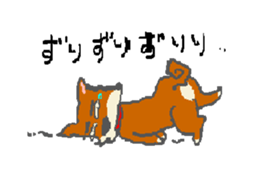 Shiba and Corgi sticker #2028494